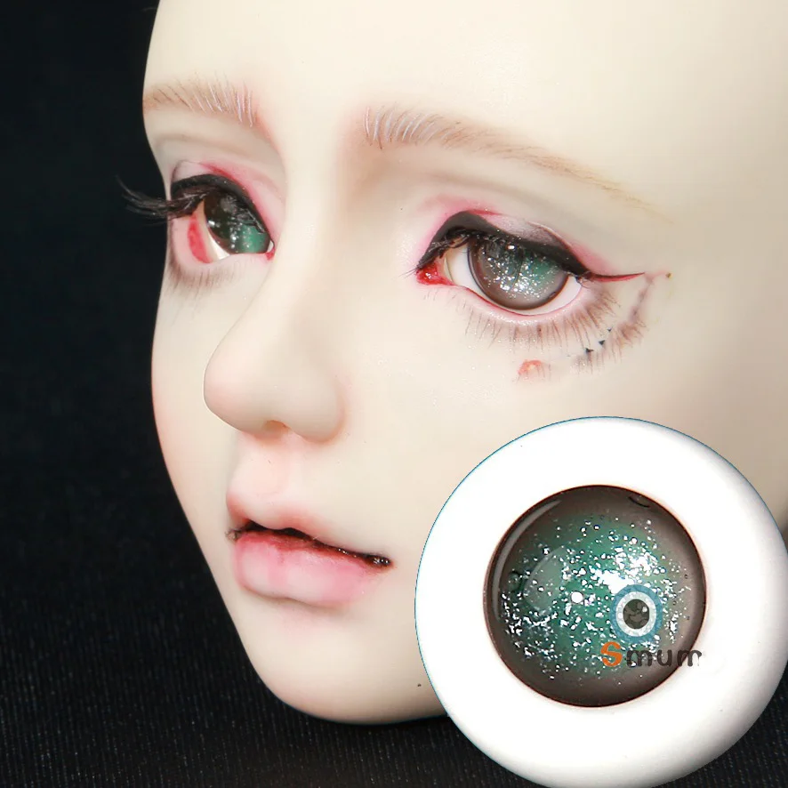 1/12 1/8 1/6 1/4 1/3 Bjd Make Up Accessoires Pop 6Mm-26Mm Full Size Starry Glazen Oogbol voor Bjd/Sd Yosd Msd SD13 Ssdf C1008