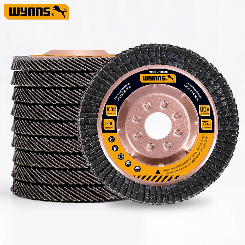 OUDISI  100mm Professional Flap Discs 4.5 Inch Sanding Discs 80 Grit Grinding Wheels Blades For Angle Grinder