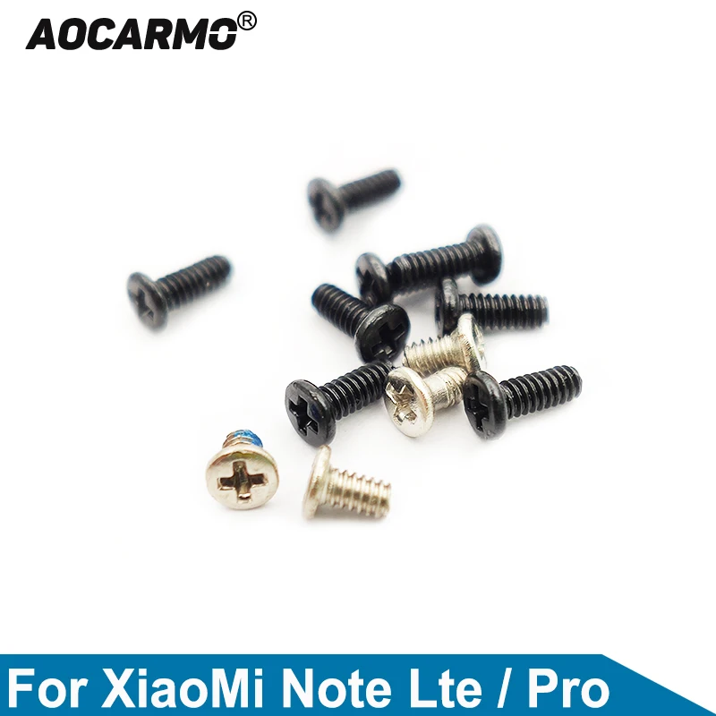 Aocarmo For XiaoMi Note Lte For XiaoMi Note Pro Inside Motherboard Screws Middle Frame Screw Bolt Replacement Parts