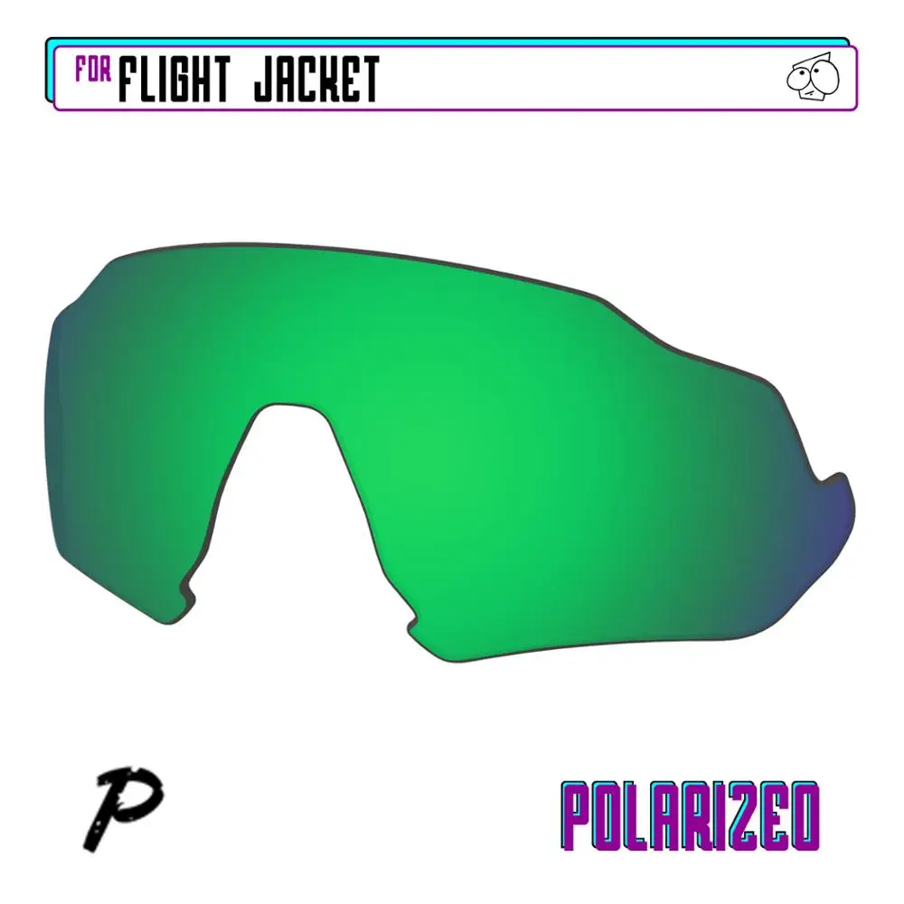 

Поляризованные Сменные линзы EZReplace для-Oakley Flight солнечные очки к куртке-Green P