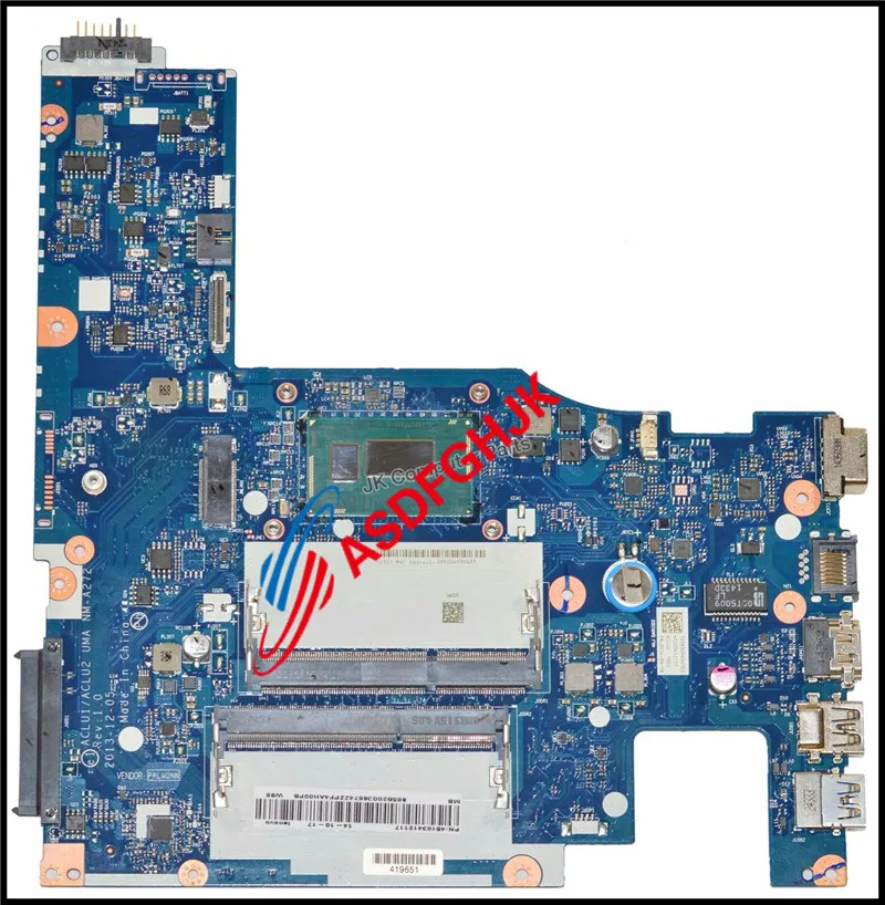 ACLU1/ACLU2 NM-A272 laptop Motherboard for Lenovo G50-70 motherboard nm-a272 motherboard WITH I7 -4510U