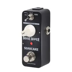 SONICAKE Noise Wiper True Bypass Noise Gate 2 Working Modes FAST SMOOTH noise reduction Guitar Bass Effects Pedal QSS-14