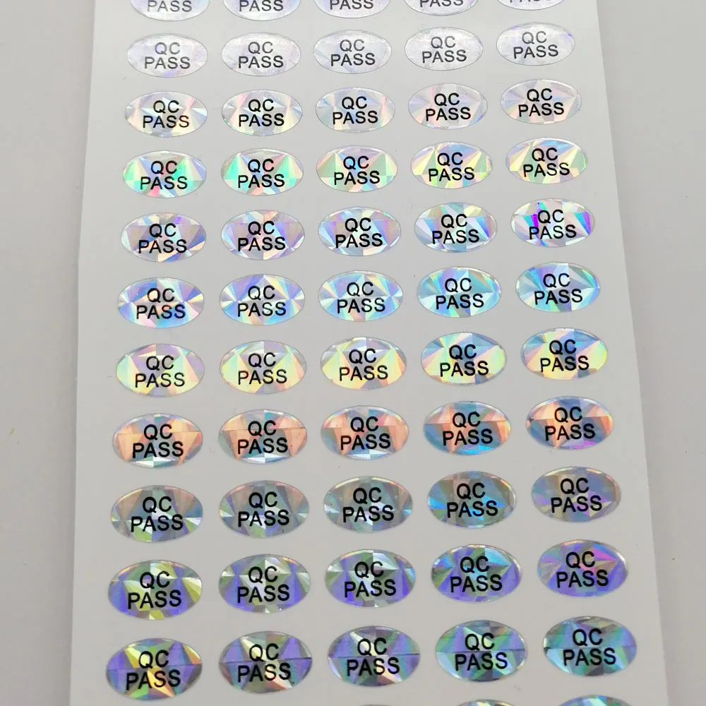 1000pcs 10*6mm QC Passed Hologram Stickers - Image 3
