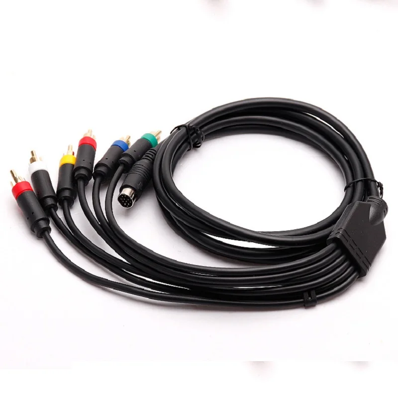 RGBS Colour Monitoring Cable RGB+Sync Video and Audio Cable for SEGA Saturn