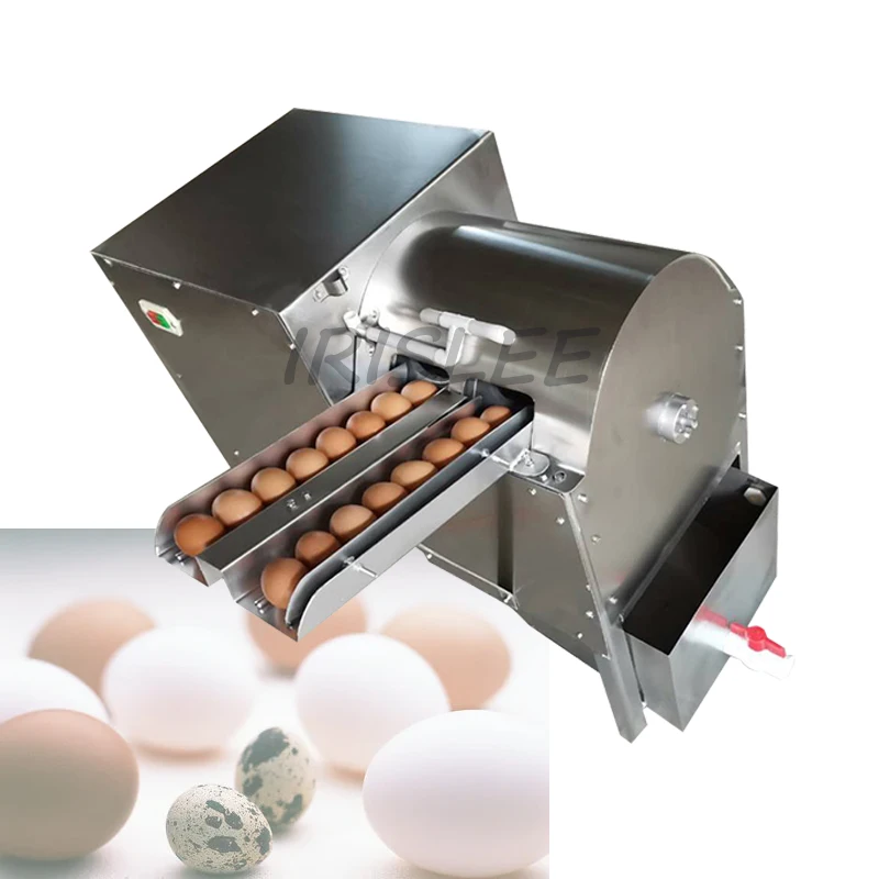 Egg Washing Machine Stainless Steel Duck Egg Cleaning Maker Family Use Goose Egg Cleaner