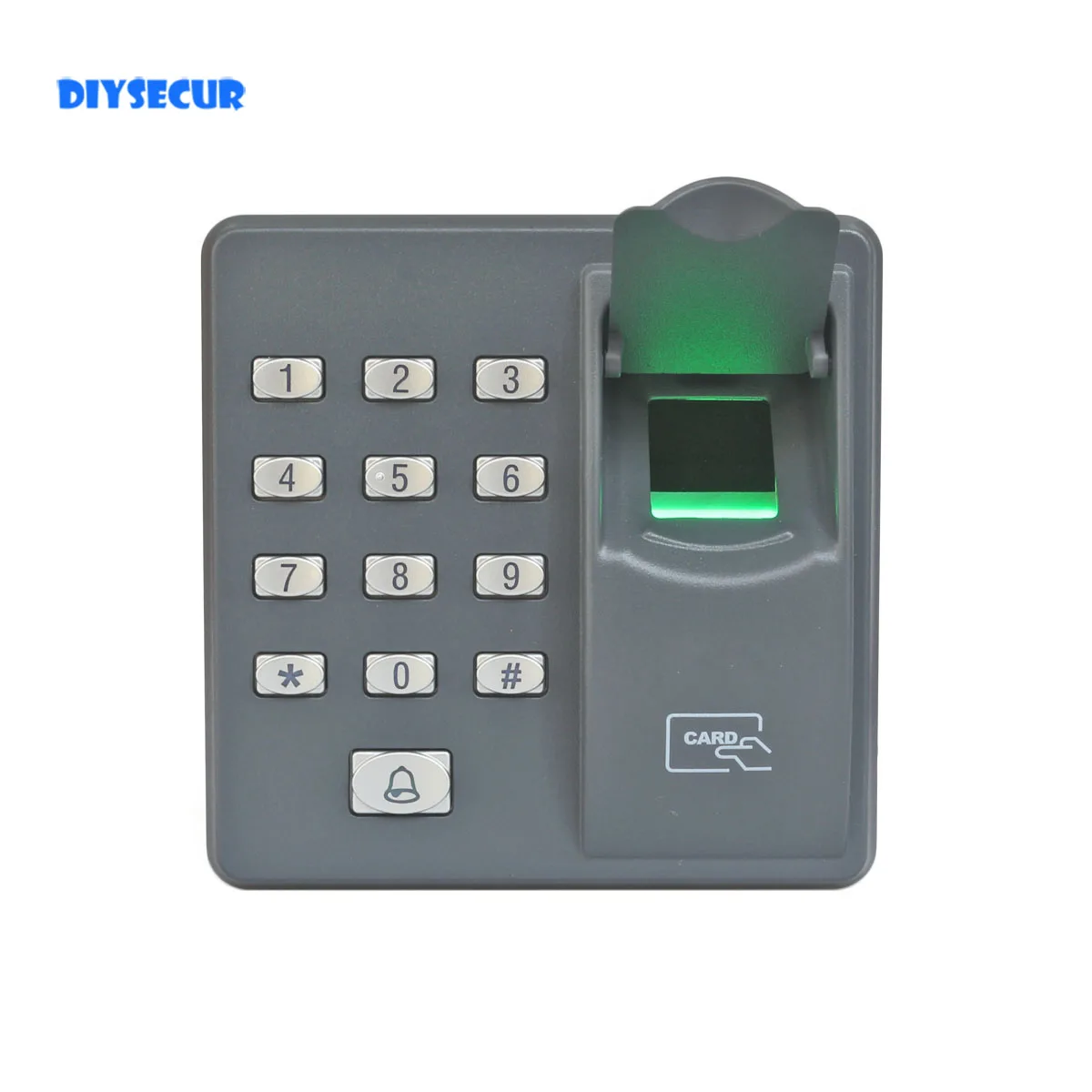 

DIYSECUR Biometric Fingerprint Access Control Machine Digital Electric RFID Reader Code Password Keypad System for Door Lock