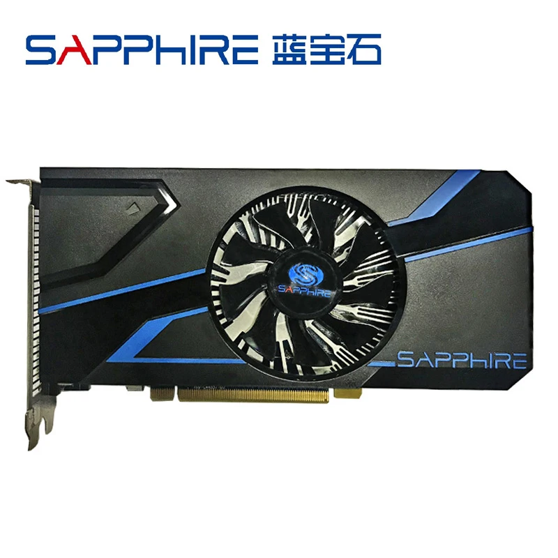 

SAPPHIRE R7 250 1 Гб видеокарта для AMD Radeon R7 Series R7-250 1G GDDR5 R7250 HDMI DVI DDR5 видеокарты ПК игровая б/у