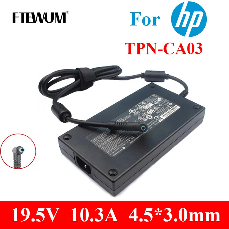 

Charger 19.5V 10.3A 200W Laptop Adapter For HP ZBook 17 G3 G4 TPN-CA03 815680-002 835888-001 A200A008L 15-CE004LA Power Supply