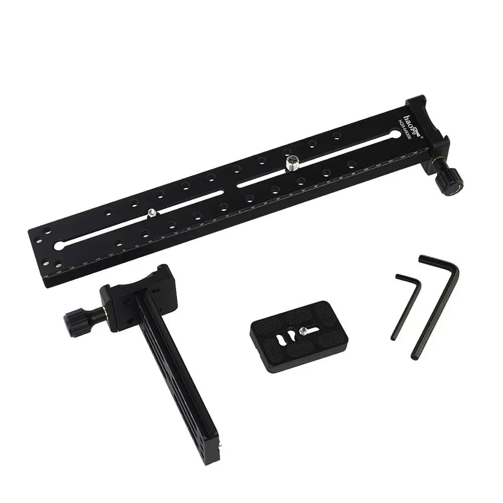 Haoge 300mm T-type Telephoto Lens Support Bracket for Benro KH-25 KH-26 S2 S4 S6 S8，Sirui VH15 VH10 VH-20 BCH-20 V125