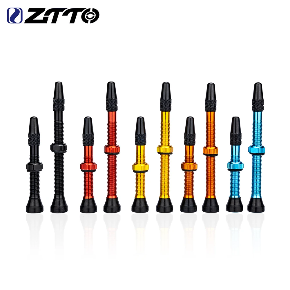 ZTTO FV Tubeless Valves 40mm 60mm French Tyre F/V No Tubes Presta Valve For MTB Mountain Road Bike Tire Conversion Kit