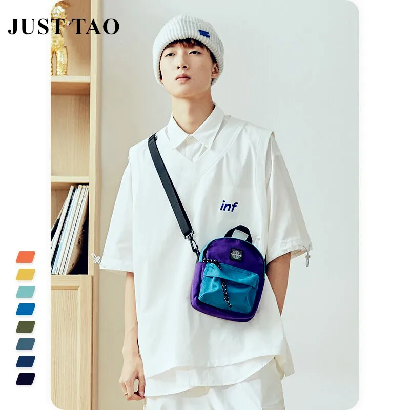 

Just Tao! 28 Cool Colors Messenger bags 2023 new cross-body bag Boy commuter Shoulder BAGS INS trend small Purse Wallets JT131