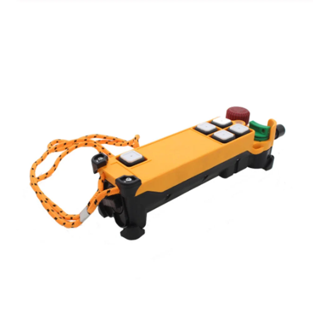 HS-4S 4 Channel 1 Speed Hoist Crane Truck Radio Remote Control Push Button Switch System with E-Stop