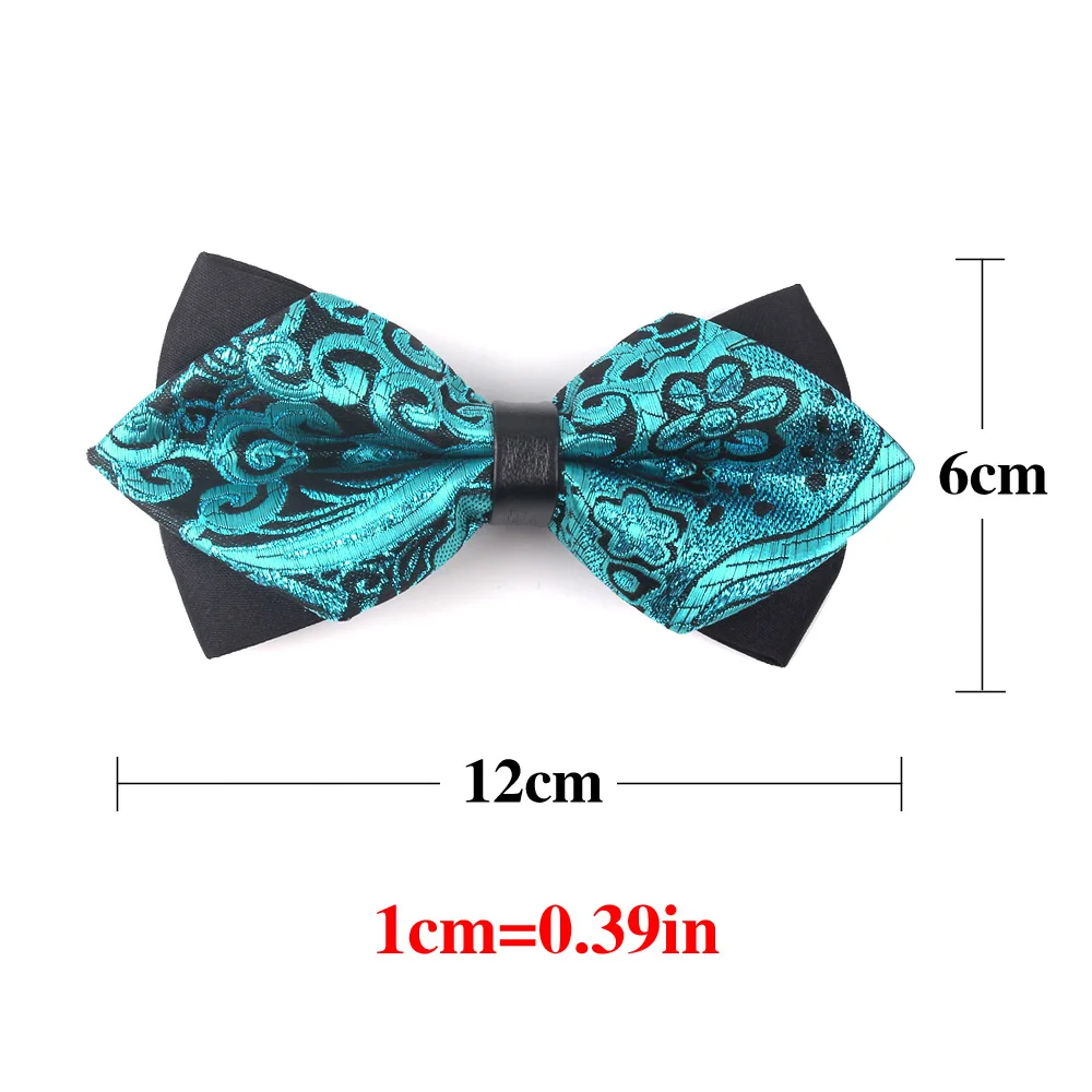 New Pointed Men Bow Tie Classic Bowtie For Men Business Wedding Adult  Bowties Butterfly Suits Cravats Jacquard Woven Bowties