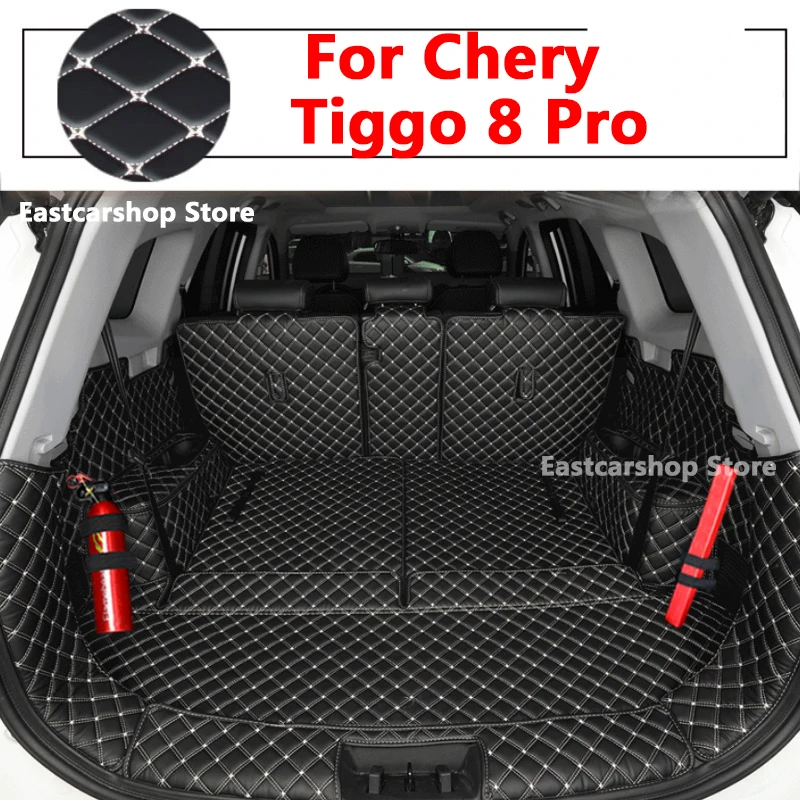 

For Chery Tiggo 8 Pro 2021 2022 Car All Inclusive Rear Trunk Mat Cargo Boot Liner Tray Waterproof Boot Luggage Cover Accessories