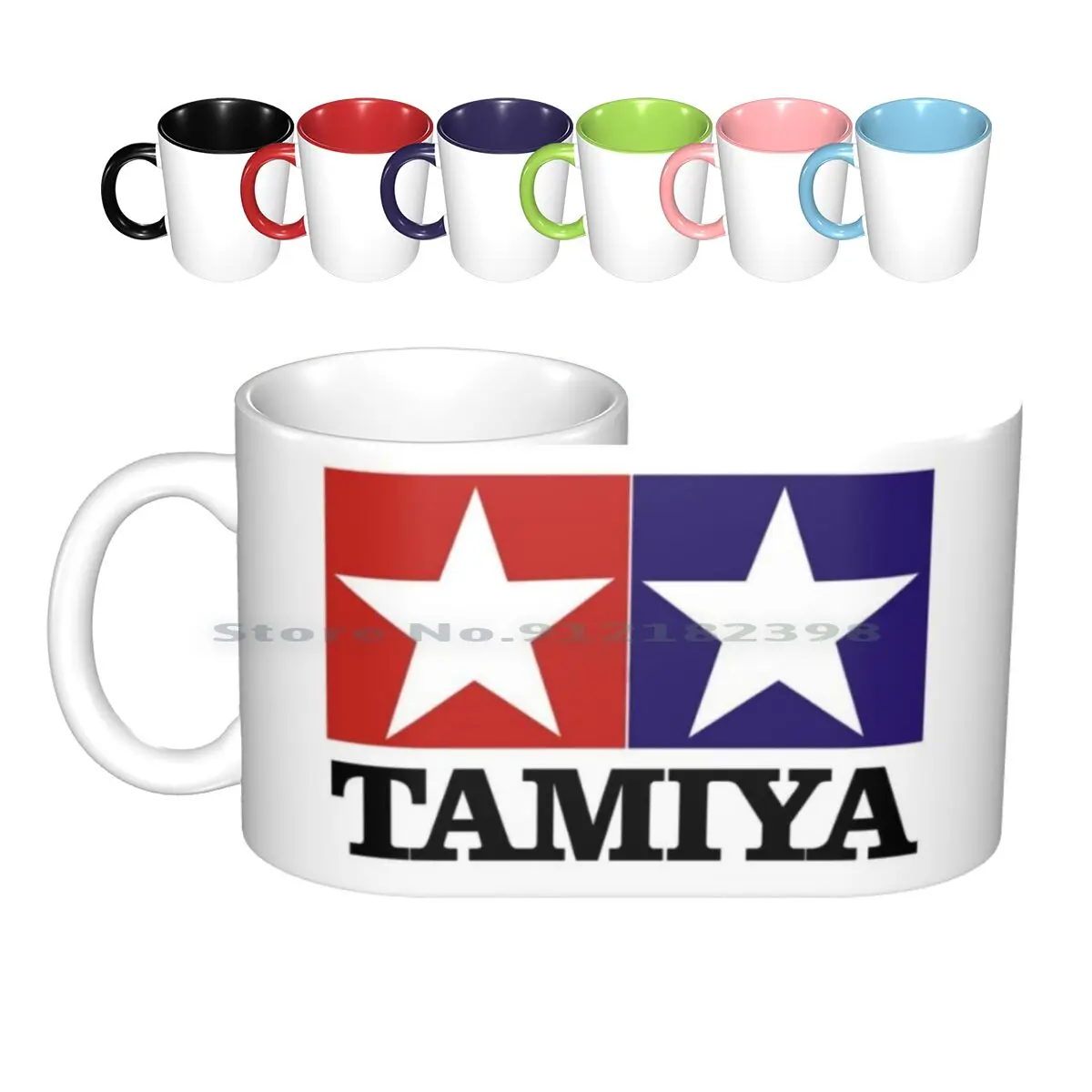 Tamiya Ceramic Mugs Coffee Cups Milk Tea Mug Tamiya Racing Cars Remote Fun Model Kit Rc Japan Classic Vintage Creative Trending