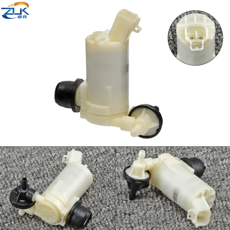 ZUK Brand New Windshield Washer Motor For HONDA CRV RE1 RE2 RE4 2007 2008 2009 76806-SMA-J01 Windscreen Wiper Washer Pump