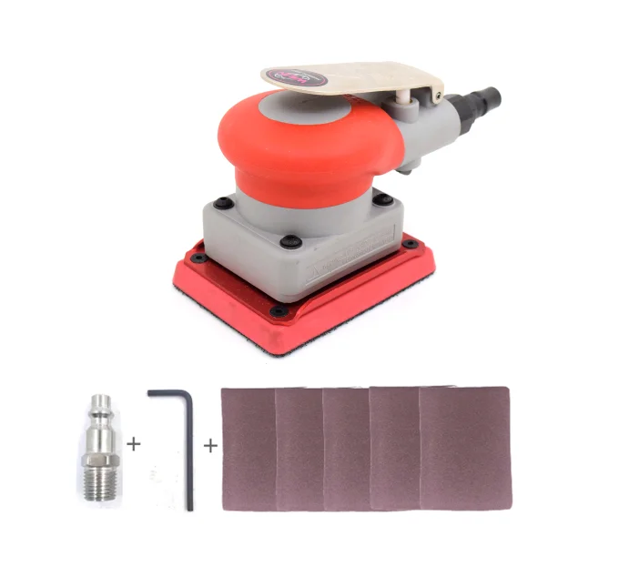 

Pneumatic sander pneumatic tools square rail pneumatic polishing machine square pad 75 * 100mm 3" 4" surface grinder