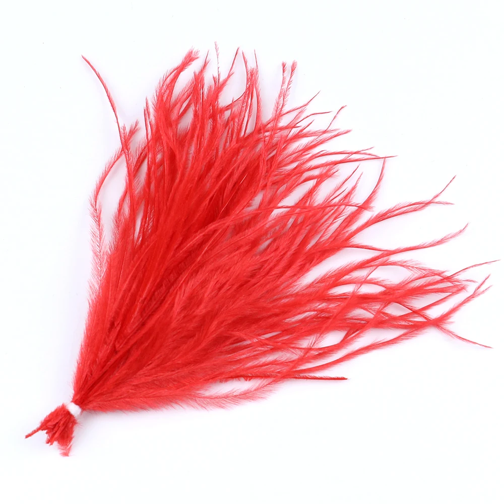 100 قطعة/الوحدة ريش النعام 10-15 سنتيمتر ريشة الحرفية النعامة الطبيعية لملابس الزفاف الخياطة أعمدة الديكور عيد الميلاد