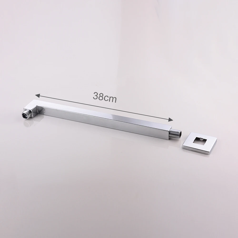 Wall Ceiling Mounted Shower Arm Brass Bathroom Shower Head Bracket Bar G1/2 Shower Head Fixed Pipe Shower Head Holder