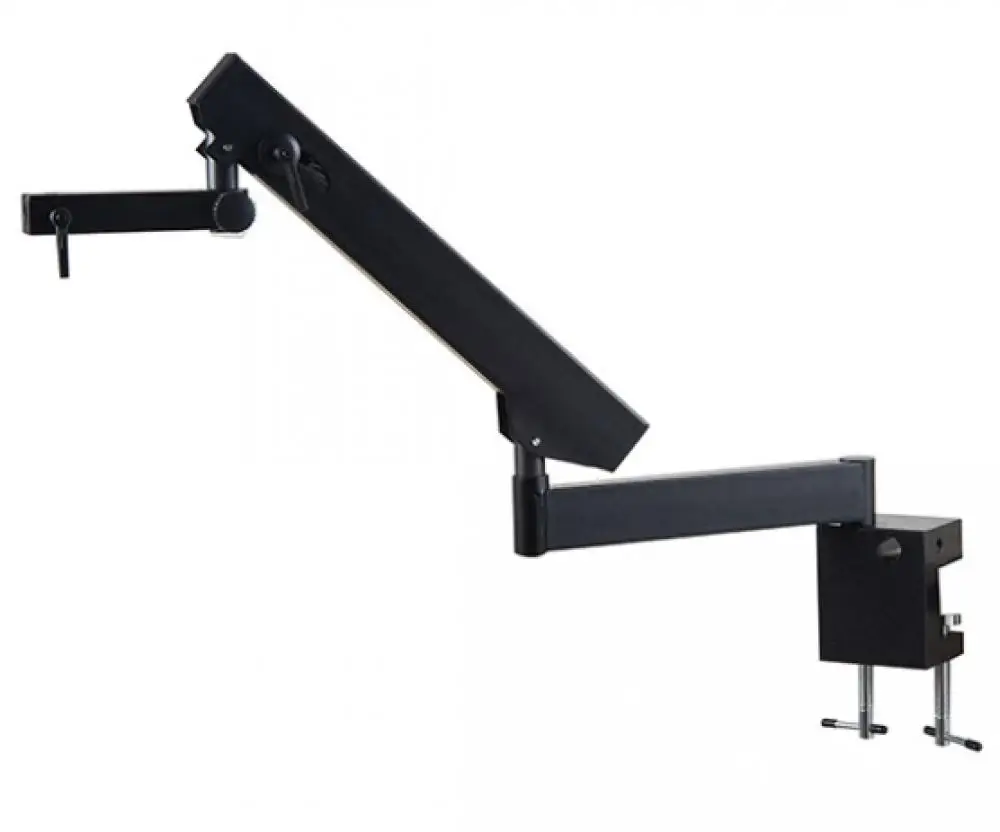 Morsetti stile Microscopio Stereo supporto bilanciere staffa universale braccio testa per Microscopio binoculare trinoculare