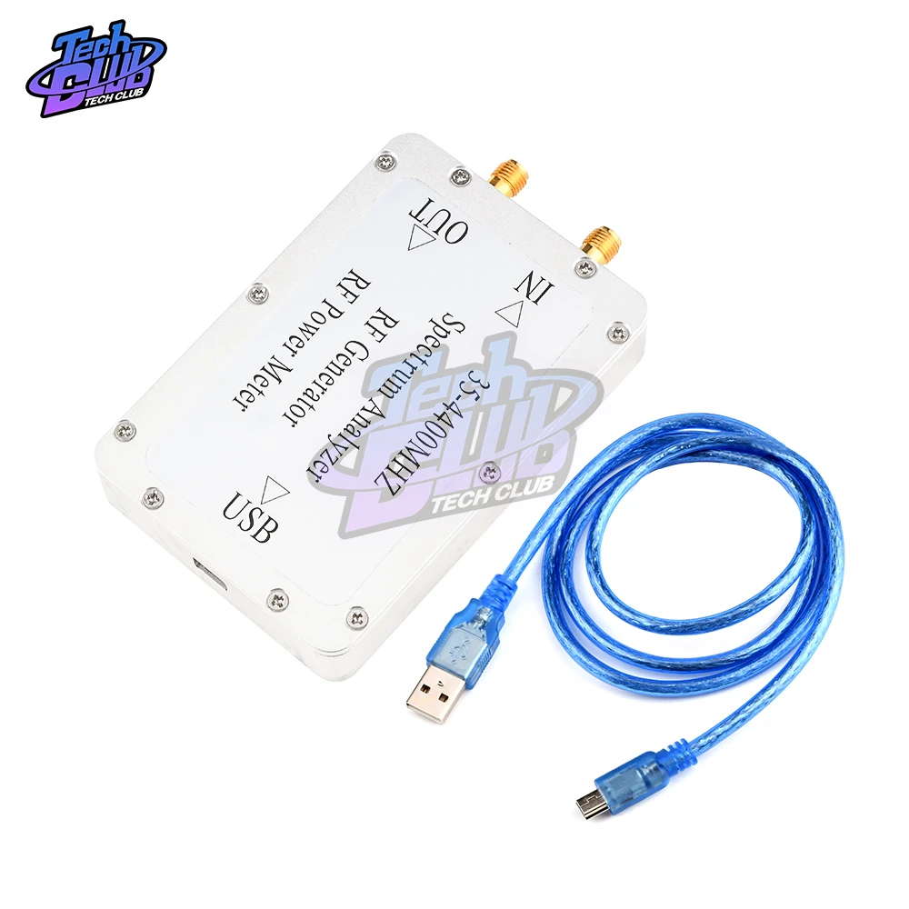 35-4400MHz Spectrum Analyzer With Aluminum Alloy Shell Sweep Signal Source Power Meter With A USB Interface