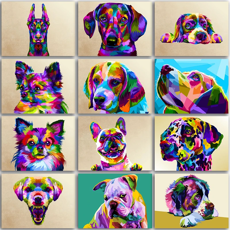 

5D DIY Diamond Painting Kit animal Bulldog puppy dog Full Square&Round Diamond embroidery Cross stitch Diamond mosaic home decor