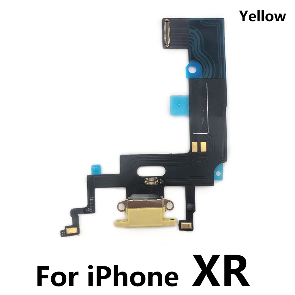 New Charging Flex Cable For IPhone X XR XS Max 8 Plus USB Charger Port Dock Connector With Mic Flex Cable Repair