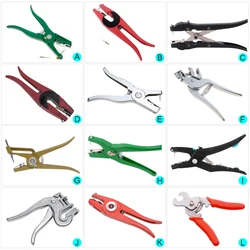 Ear Tag Pliers Farm Animals Installer Control Device Metal Ear Thorn Tongs Swine Cow Sheep Rabbit Identification Feeding Tool