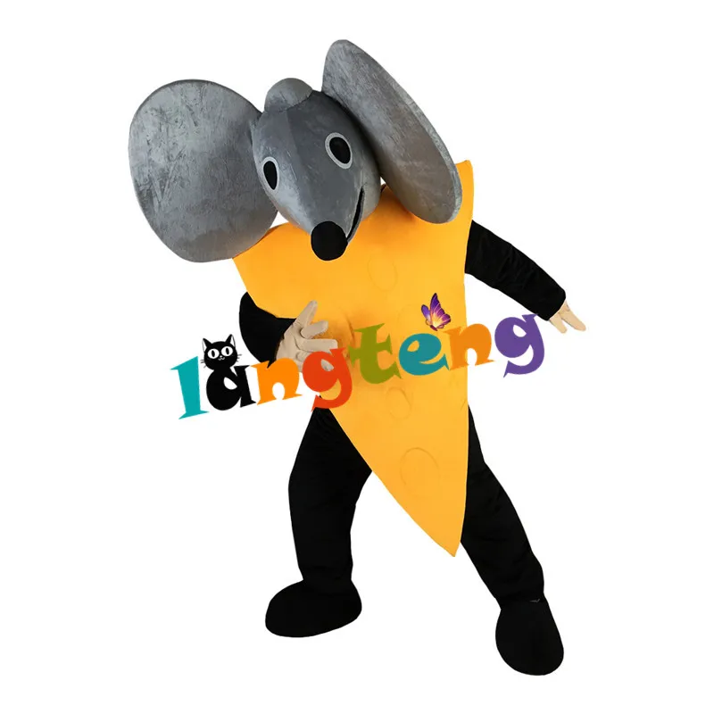 977 Cheese Mouse Mascot Costume Business Animal Cartoon Adult Character Design Cosplay