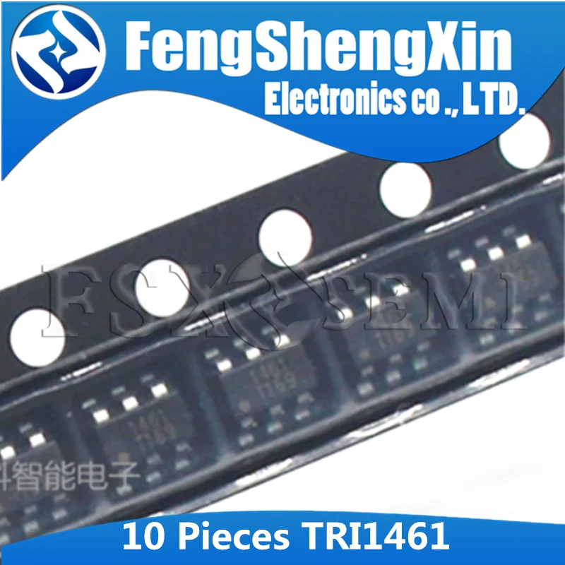 10PCS TRI1461 SOT23-6 TRI1461 TRI1461S6GTR 1461 SOT power management chip