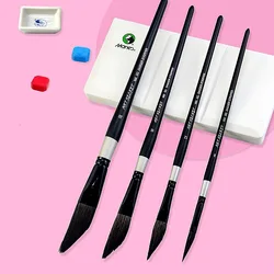 Dagger Stripper Squirrel Hair Watercolor Brush Pen Professional Painting Brush For Gouache Acrylic Painting Art Supplies