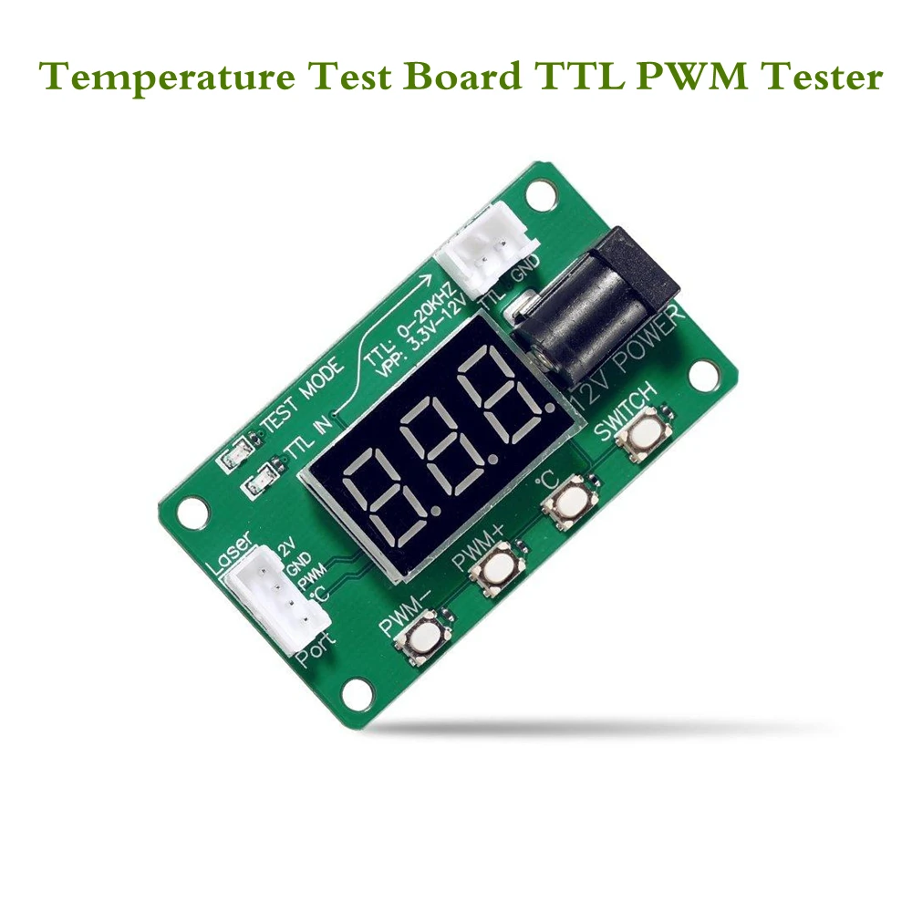 

NEJE Temperature Test Board TTL PWM Tester for Laser Module NEJE Accessories Shows Temperature & Power