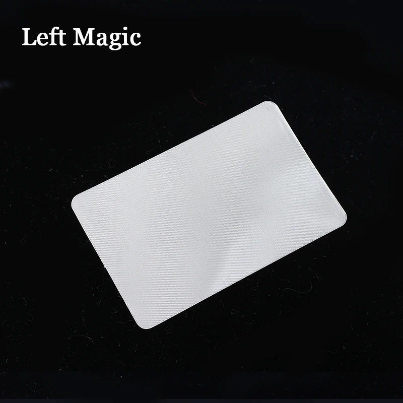 1pcs LUBORS LENS Card Perspective distortion close up street magic tricks kids Tricky Gimmick Easy To Do for Beginner E3102