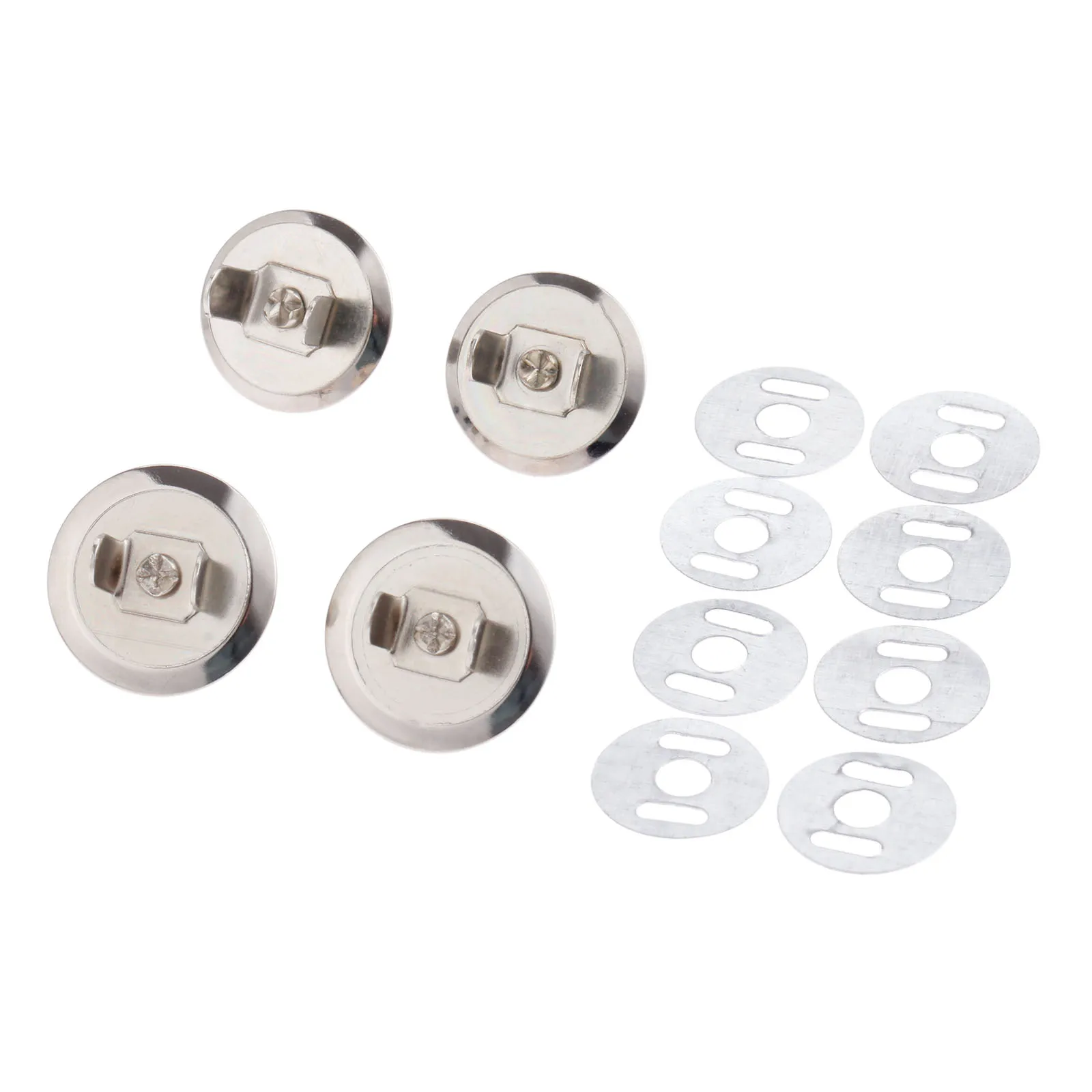 DRELD 10PCS 16/18mm Sewing Magnet Buttons Magnetic Rivet Stud Purse Snap Clasps Closure Buckle Fastener for Bag Wallet Clothing