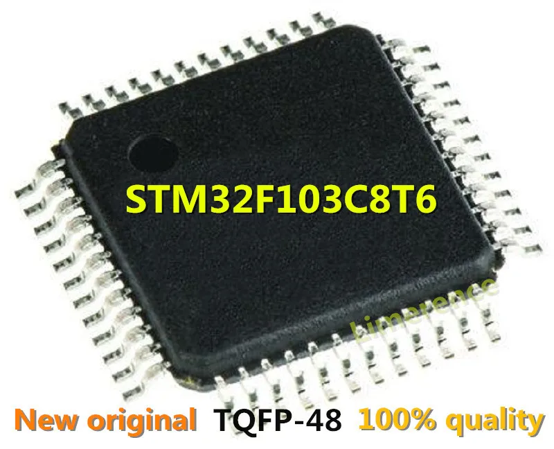 5PCS STM32F103C8T6  CBT6 RCT6 RET6 VET6 VCT6 ZET6 RBT6 R8T6 VBT6 QFP48 IC