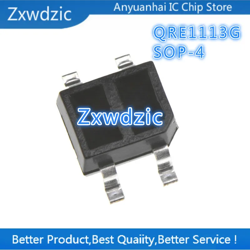 Zxwdzic 10pcs New Imported Original QRE1113  DIP-4  QRE1113GR  1113GR  SOP-4 Receive Transmit To Tube