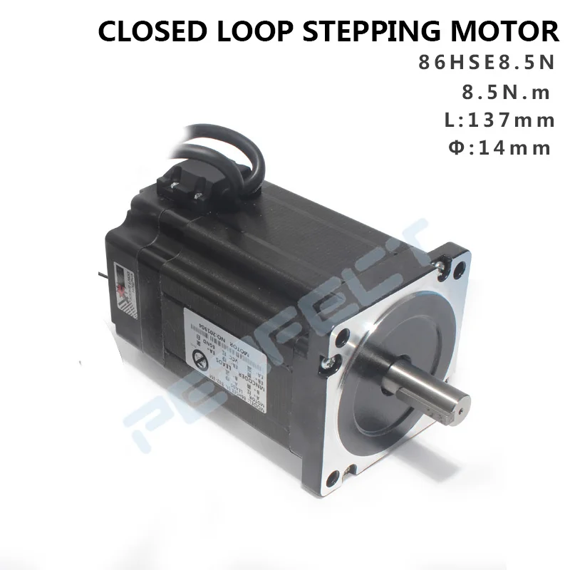 Nema 34 servo motor 86HSE8.5N Closed-loop step motor 8.5N.m 137mm Nema 34 86 Hybird closed loop 2-phase stepper motor driver