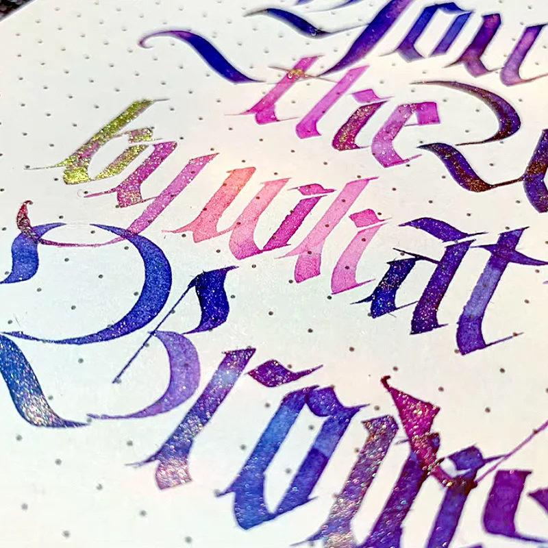 Let The Ink Flash Up,Self Adjusting Flash Powder DIY  Shimmer Powder For Color Ink