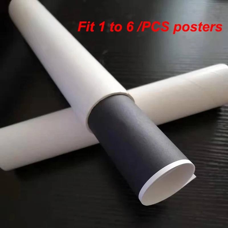 Paper tube Prevent breakage Protective Poster  No lid