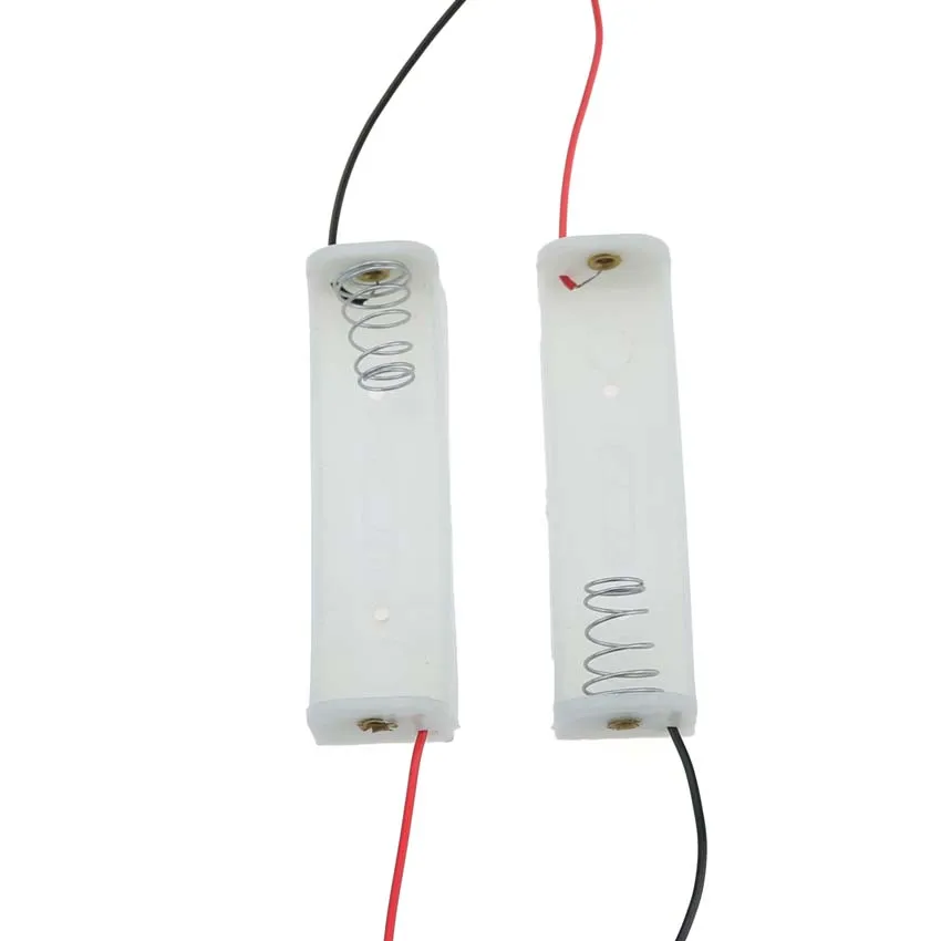 cltgxdd 1piece white plastic 1/2/3/4AA and 2/3AAA size power battery storage box bracket, with lead battery socket No. 5 and 7