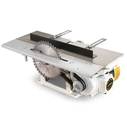 220V 2800r/min Multifunctional Woodworking Saws Desktop Electric 120A Wood Planer Planing Machine With Backing and 1.3KW Motor