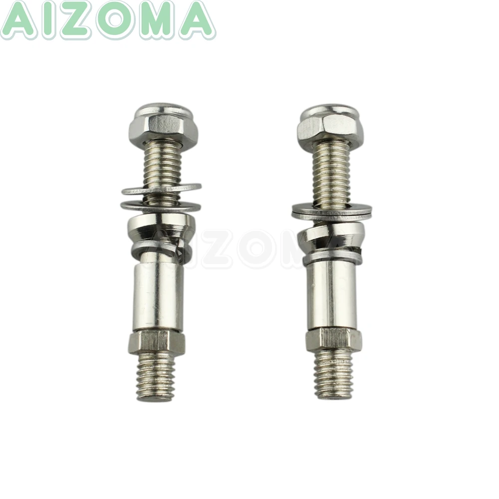 8mm Motorcycle Rearview Mirror Mount Adapter Bolts Universal Side Mirrors Adaptor Screws For Harley Cruisers Dyna Street Glide