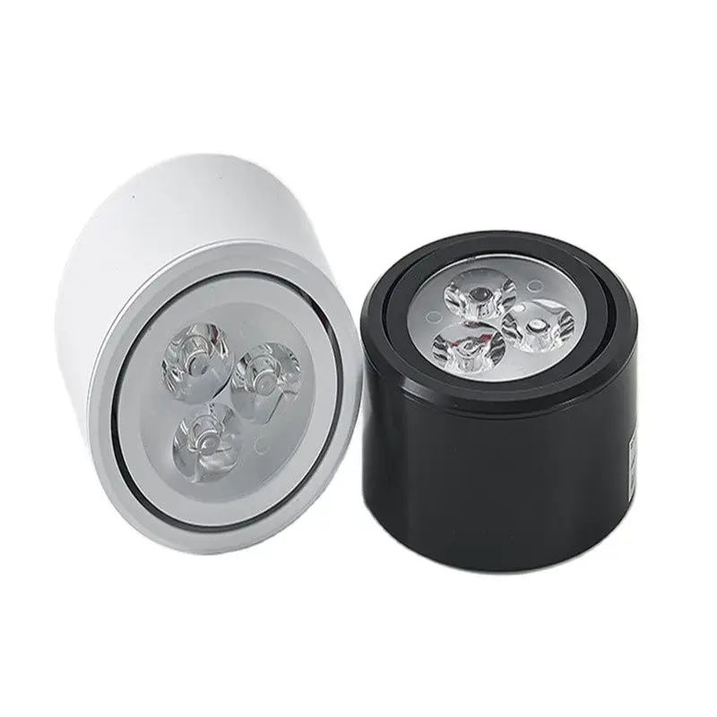 

Surface Mounted Adjustment Anti Glare LED Downlight 6W 10W 18W 24W COB Spot Light Ceiling Lamp AC85-265V+Led Drive