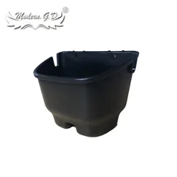 modern vertical garden PP black flower pots vertical greenery plant wall hanging planter wall pots eco-friendly material