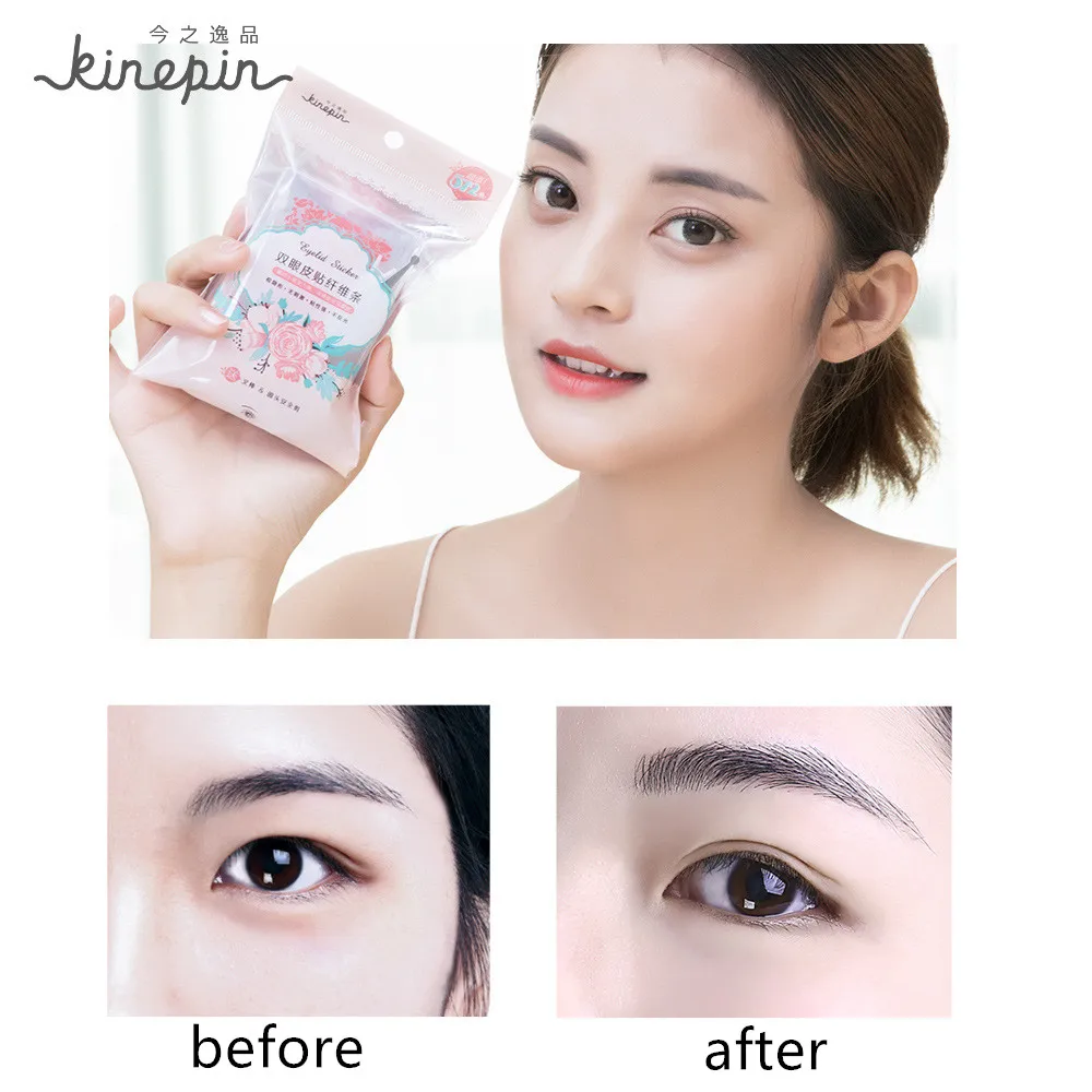 572pcs Invisible Eyelid Stickers Eye Lift Strips Double Eyelid Tape Adhesive Stickers Waterproof Fiber Stickers for eyelid