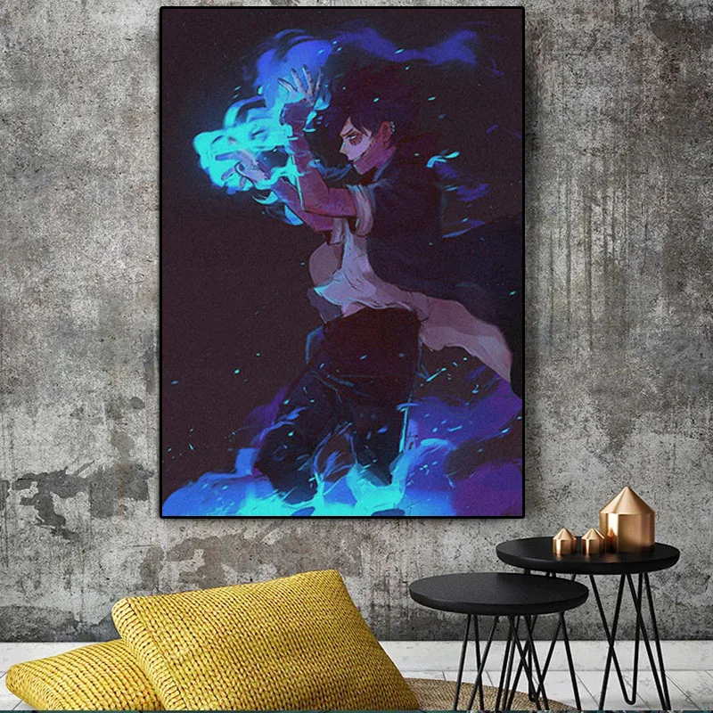 Anime My Hero Academy Academic Canvas Painting Abstract Posters and Prints Modern Wall Art Pictures for Living Room Home Decor