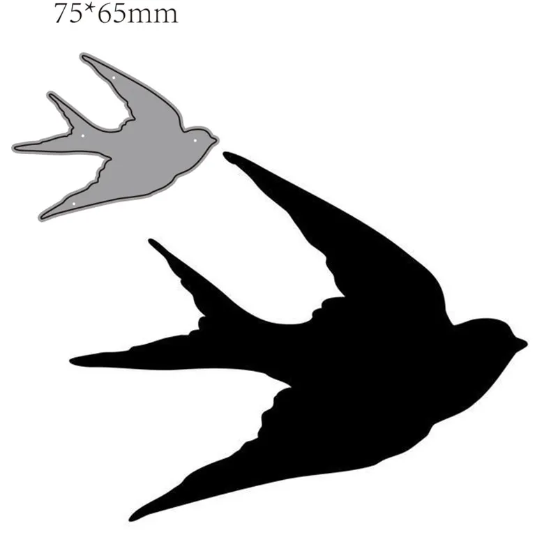 metal cutting dies cut die mold Animal swallow decoration Scrapbook paper craft knife mould blade punch stencils dies