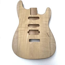 New brand project electric guitar body with flame maple top