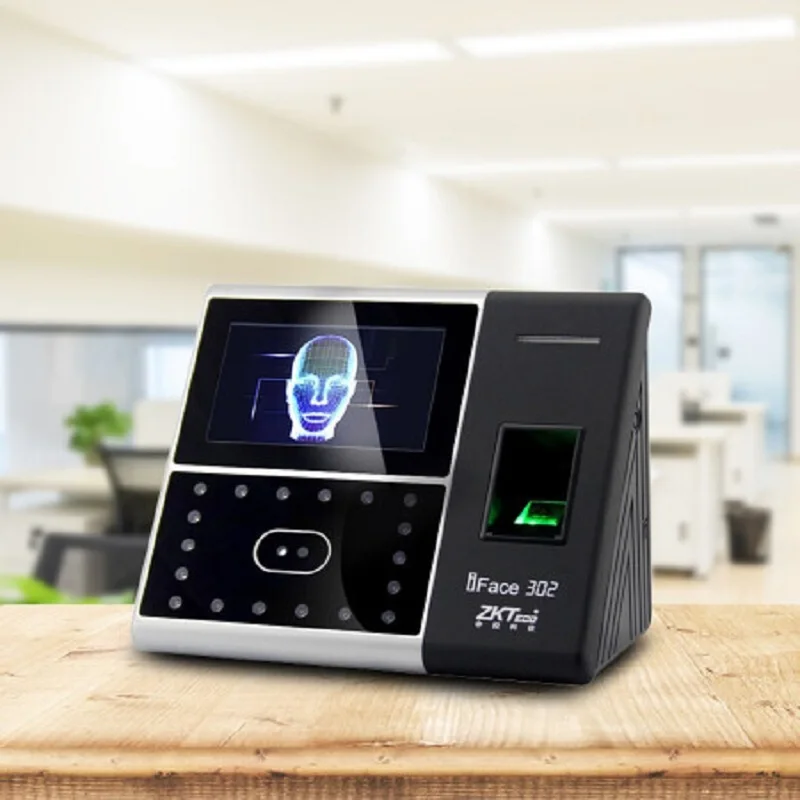 ZK iFace302-S Face Fingerprint Identification Time & Attendance and Access Control Terminal 4.3\