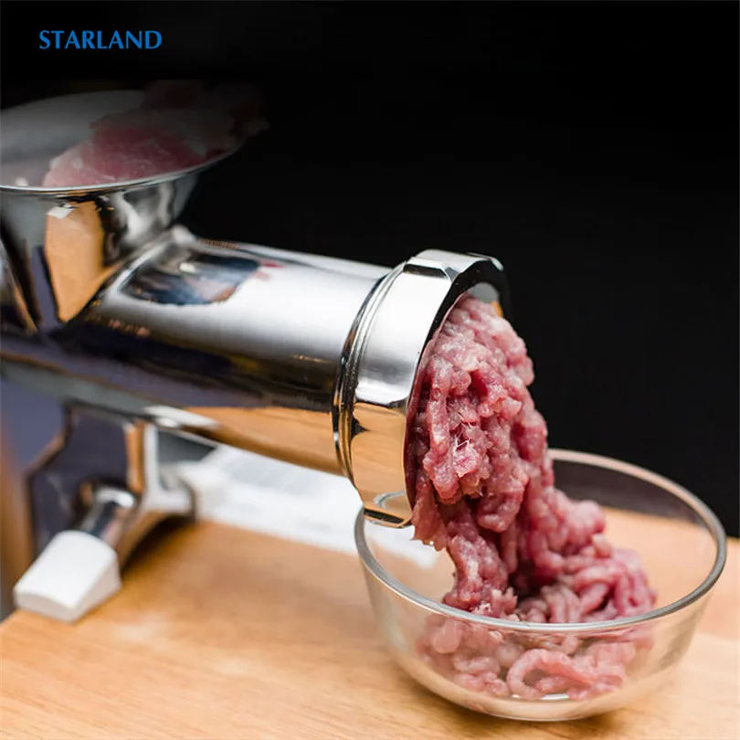 نوع 8 اليد تعمل مفرمة اللحم لحم البقر لحم الخنزير المفرمة النقانق حشو المنزلية دليل ماكينة تقطيع لحوم